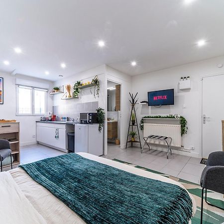 Le Cosy - Free Parking - Proche Gares Lille - Netflix - Wifi Apartman Mons-en-Barœul Kültér fotó
