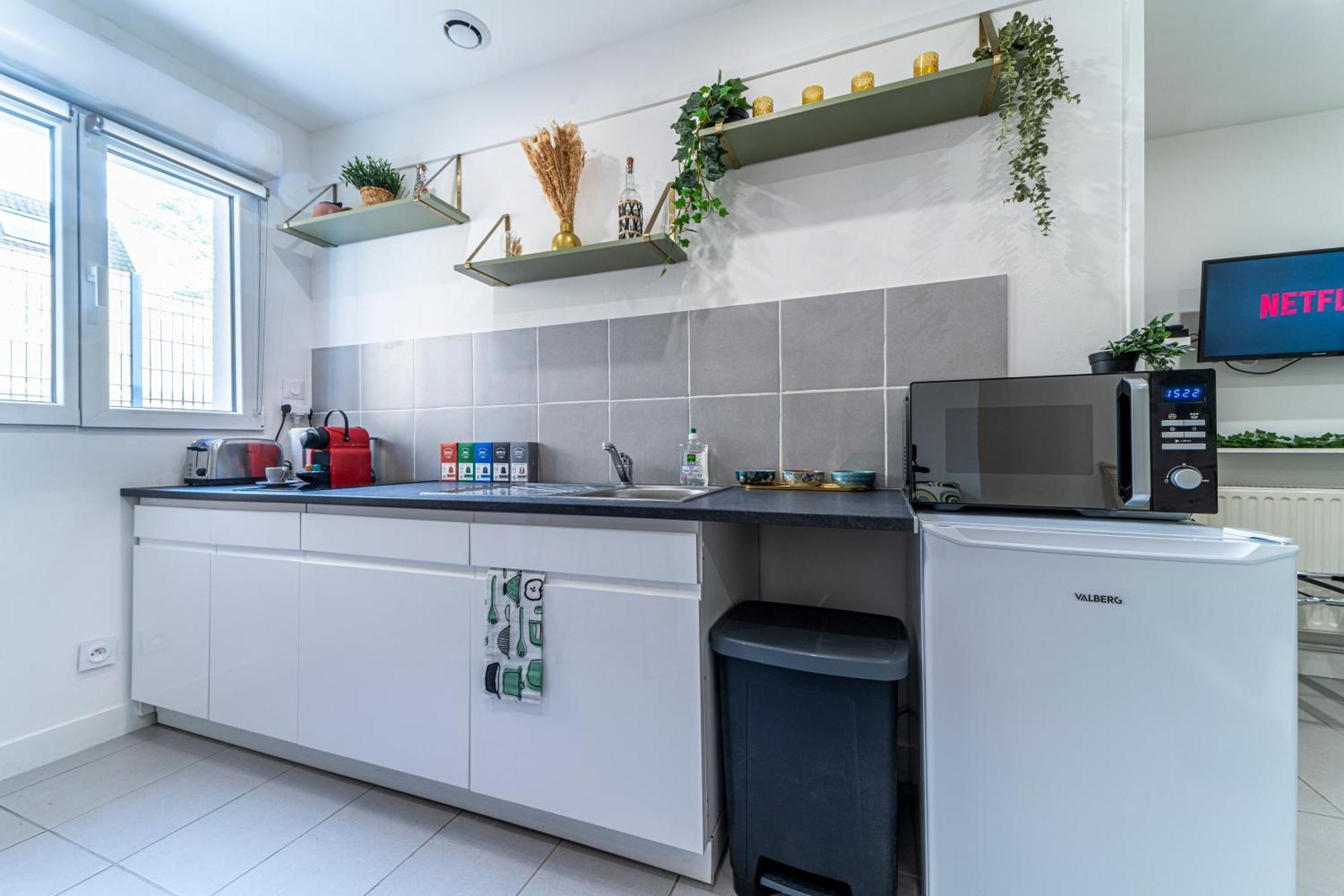 Le Cosy - Free Parking - Proche Gares Lille - Netflix - Wifi Apartman Mons-en-Barœul Kültér fotó