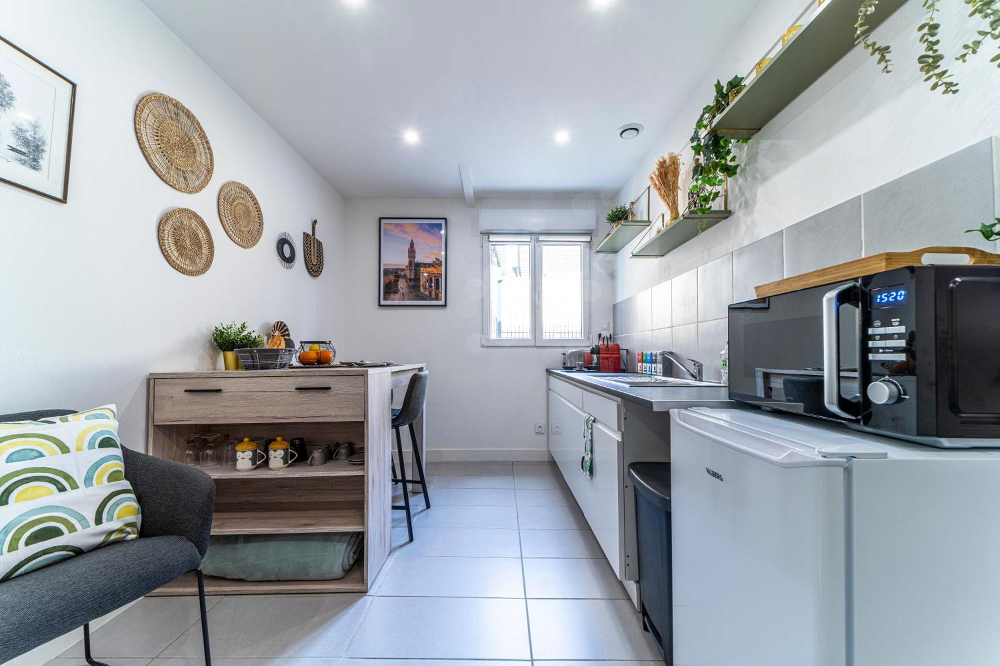 Le Cosy - Free Parking - Proche Gares Lille - Netflix - Wifi Apartman Mons-en-Barœul Kültér fotó